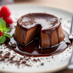 flan socola thơm mịn