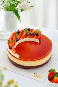 Flan Gato Berry Mix