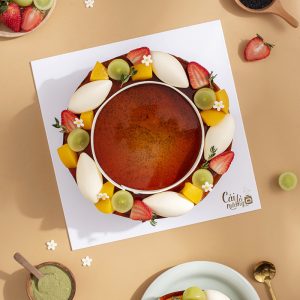 Soft Glow – Flan Gato Mè Đen Matcha
